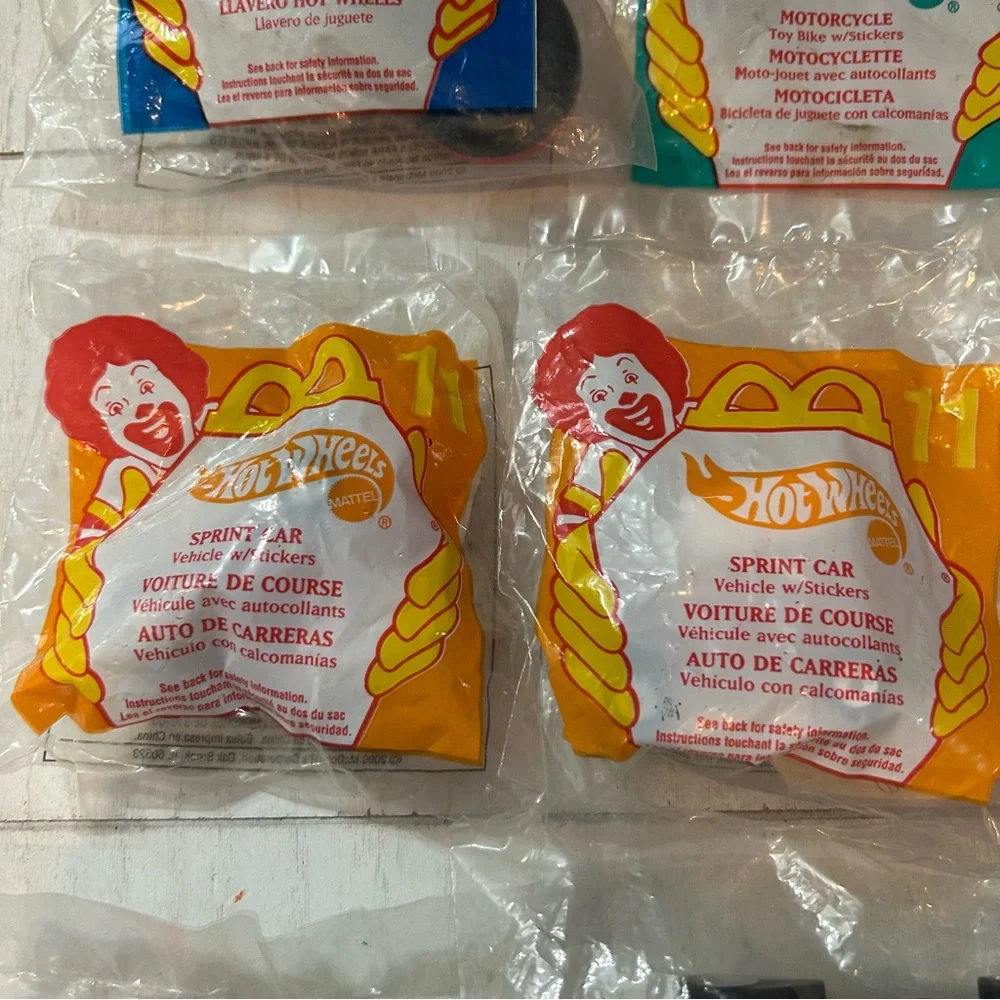 Vintage 2000 McDonalds Hot Wheels New‎ Unopened Set of 6